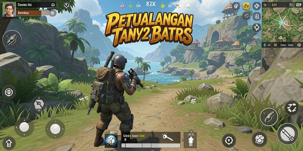 Gameplay seru dalam dunia terbuka 8ZK.
