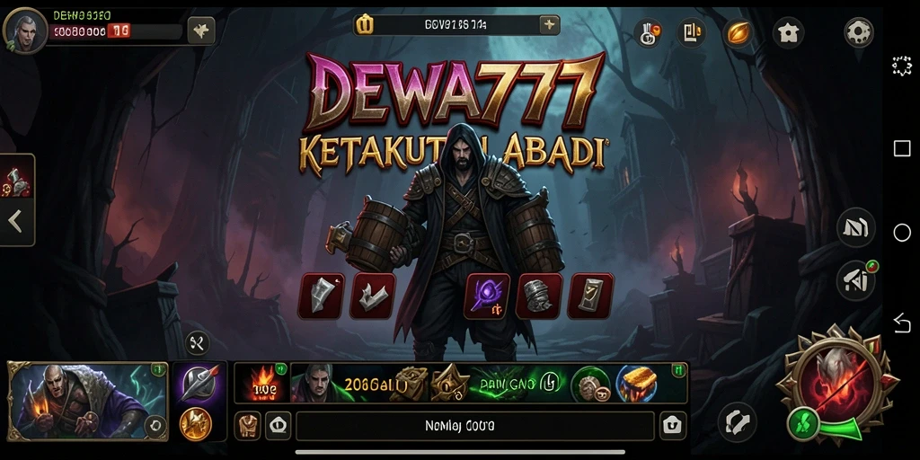 Tampilan menyeramkan saat gameplay DEWA777.