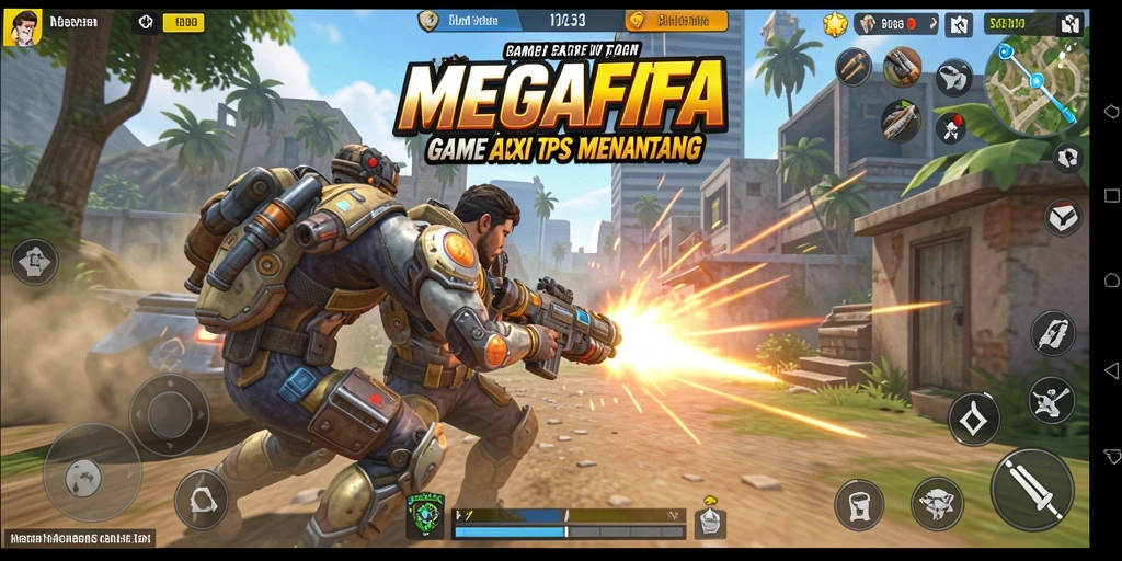 Gameplay seru di dalam MEGAFAFA dengan aksi menegangkan.