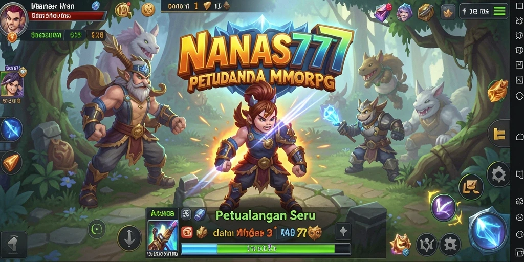 Tangkapan layar gameplay seru dari NANAS777 MMORPG.