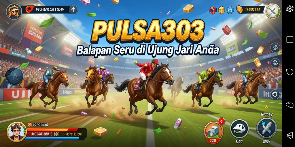 Tampilan gameplay balapan yang mendebarkan di PULSA303.