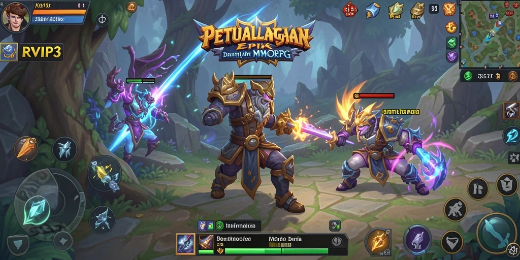 Tangkapan layar gameplay menampilkan aksi pertarungan di RVIP3.