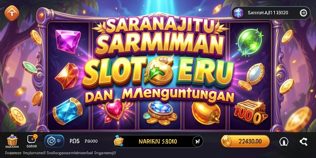 Tampilan gameplay yang menarik dari SARANAJITU saat bermain slot.