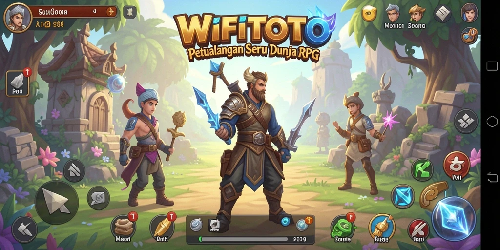 Tampilan gameplay seru di dalam WIFITOTO.