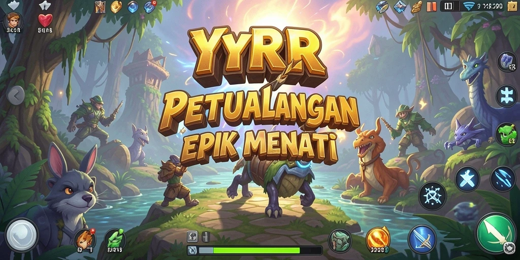 Screenshot gameplay YYRR yang menampilkan aksi petualangan seru.