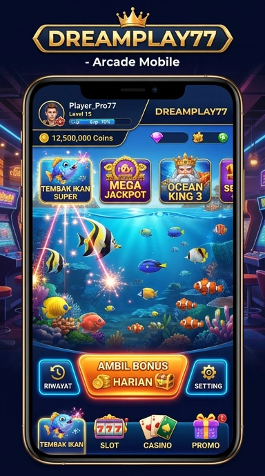 Tampilan antarmuka pengguna dreamplay77 yang intuitif dan user-friendly.